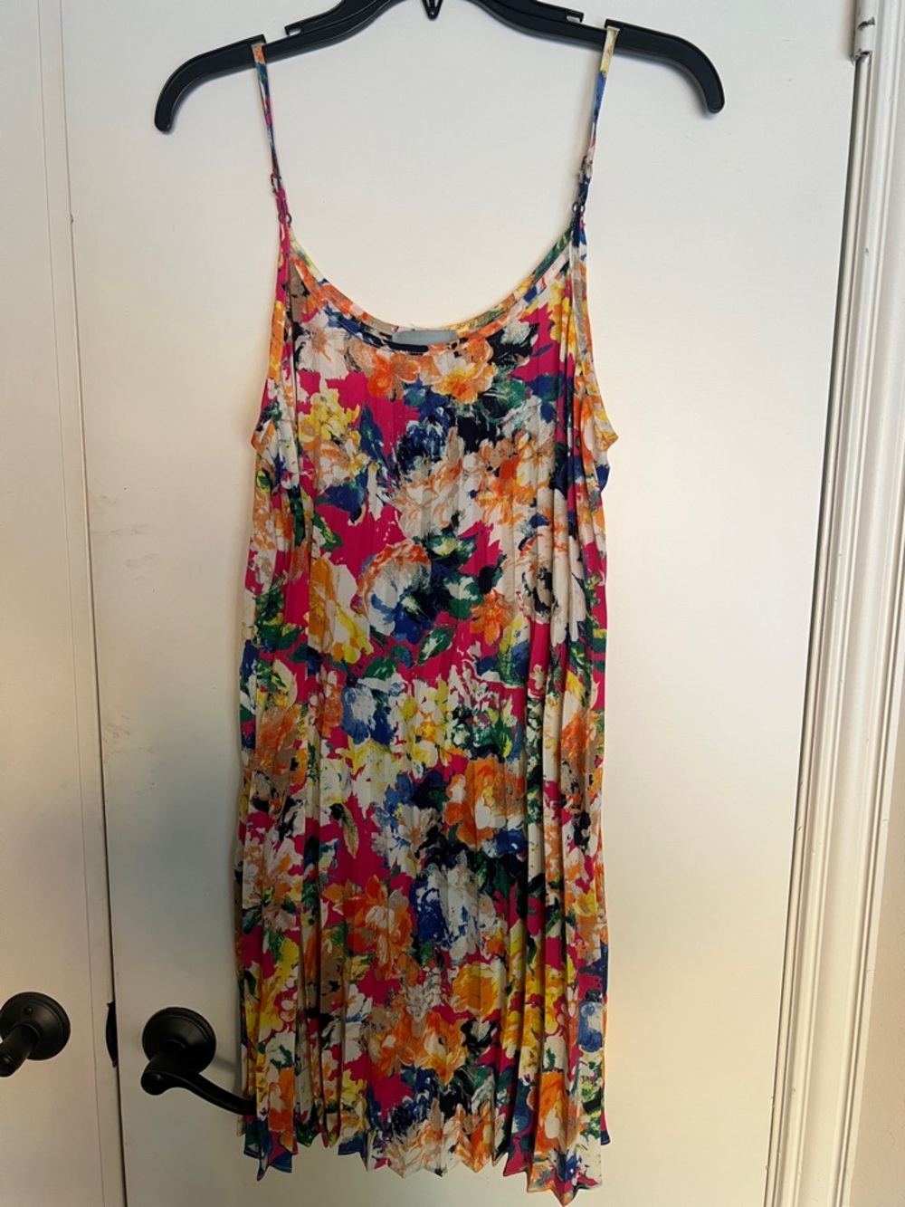 Skies Are Blue Multicolor Floral Slip Dress